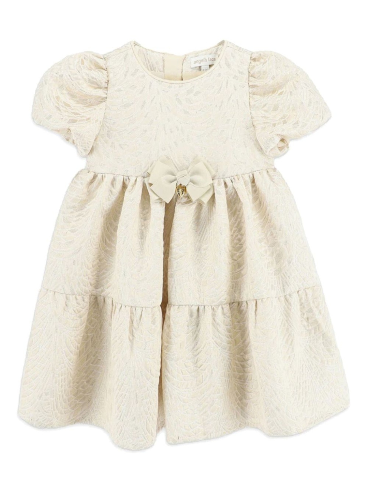 

ANGEL'S FACE KIDS платье с бантом, золотой
