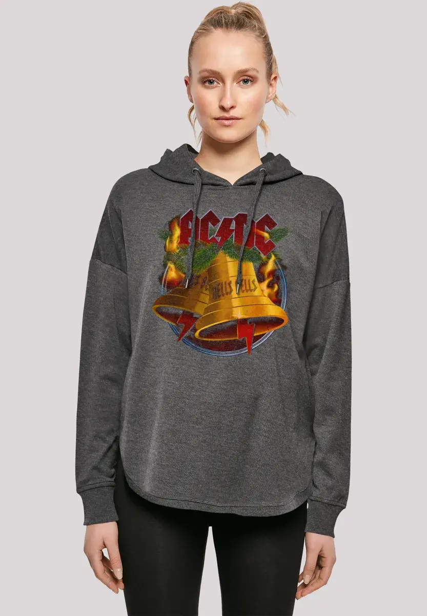 

Толстовка F4NT4STIC "ACDC Christmas Hells Bells", принт, цвет Charcoal