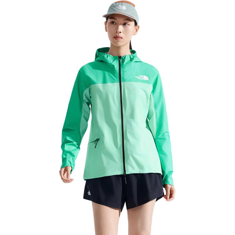 

THE NORTH FACE Куртка ветровка женская водонепроницаемая и ветронепроницаемая Summit SS25, Nebula Green & Multicolor