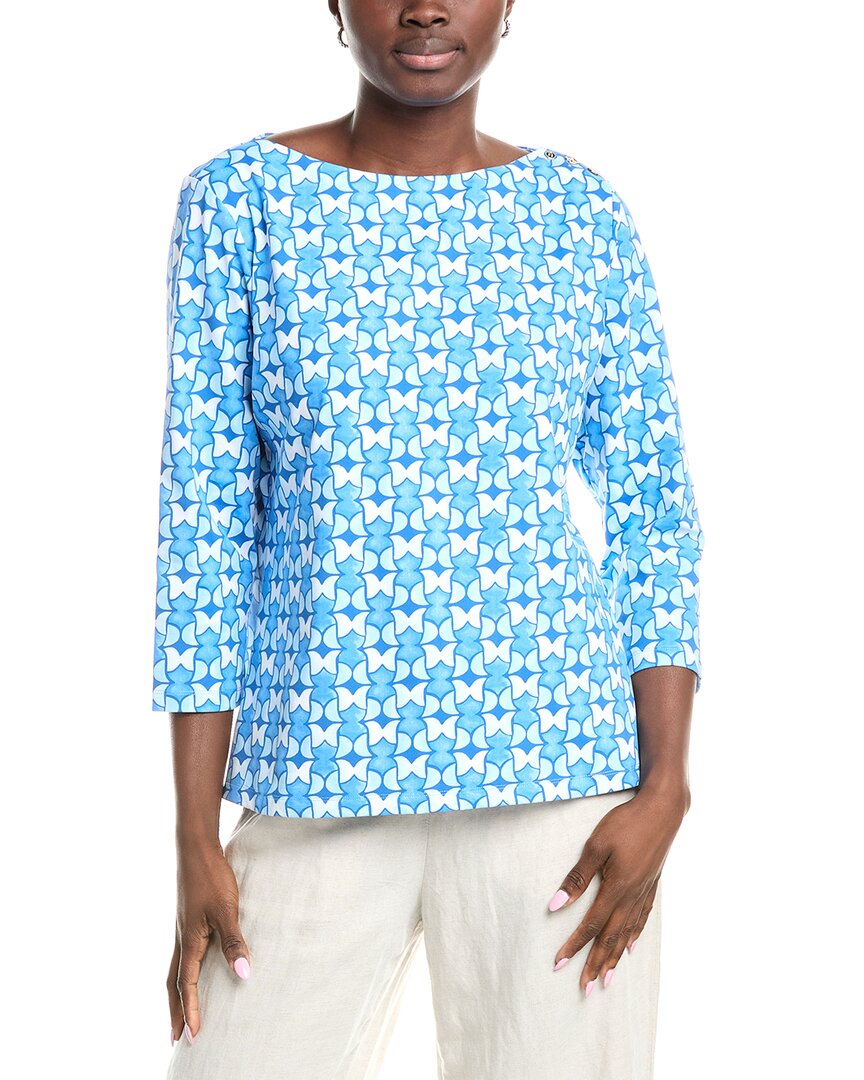 

J.McLaughlin Wavesong Catalina Тканевая блузка, синий