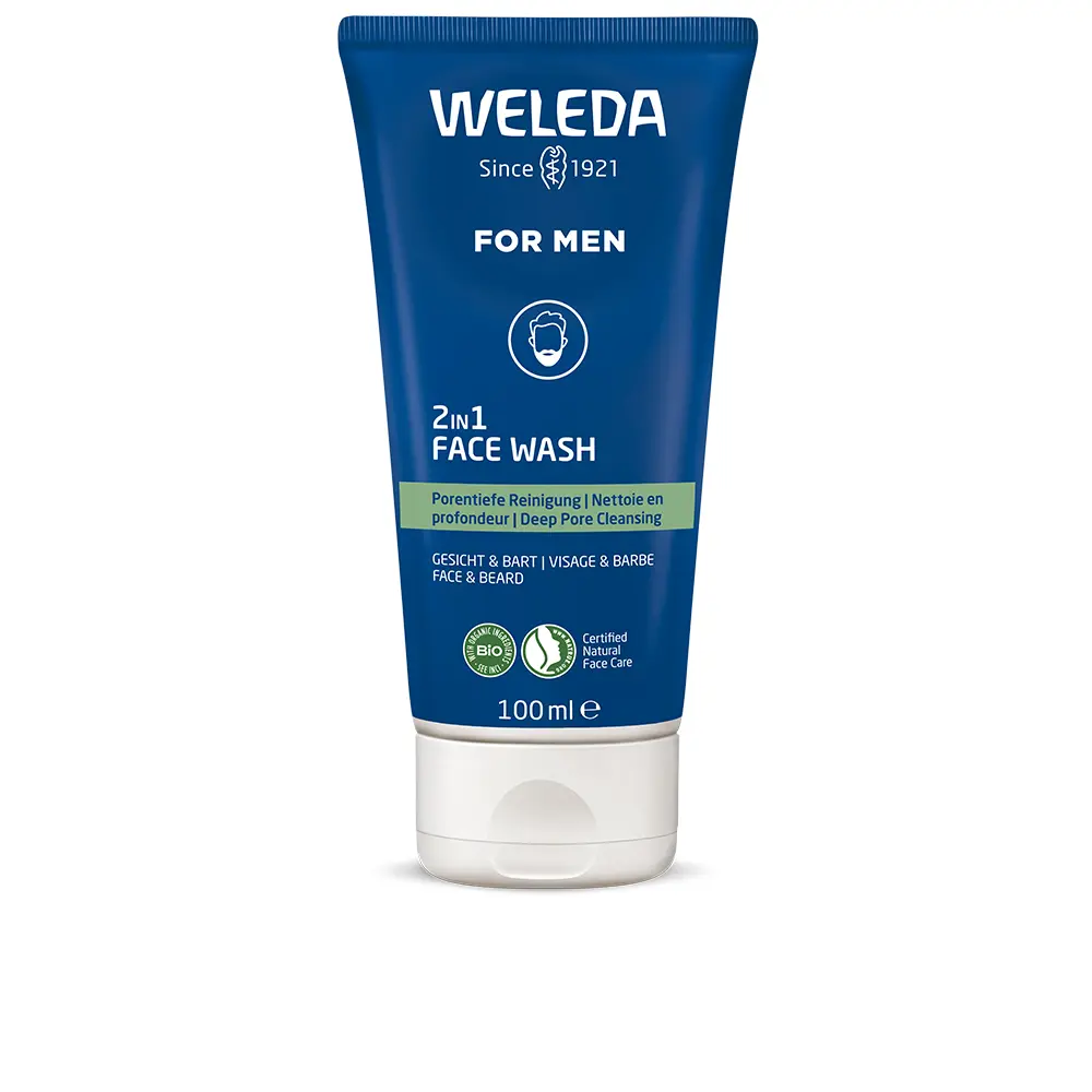 

Пена для бритья For men gel limpiador 2 en 1 rostro & barba Weleda, 100 мл.
