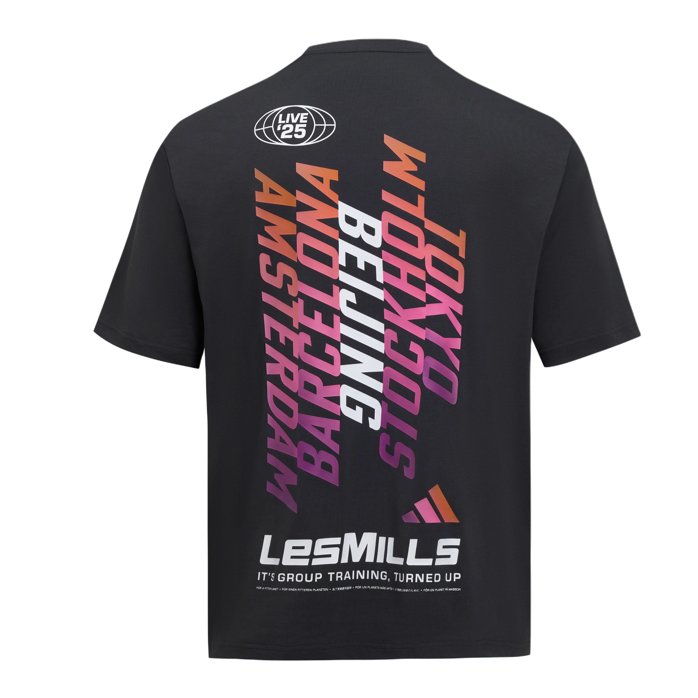 Adidas Футболка LAIMEI,LIANMINGKUAN SS25 TOUR T Shirt Unisex Carbon Black — фото 3