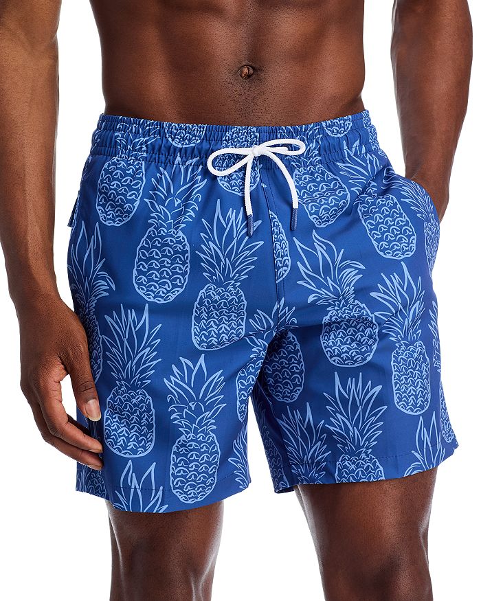 

СаноПринт с ананасами 6.5" (16.5 см) плавки Trunks Surf & Swim Co., синий