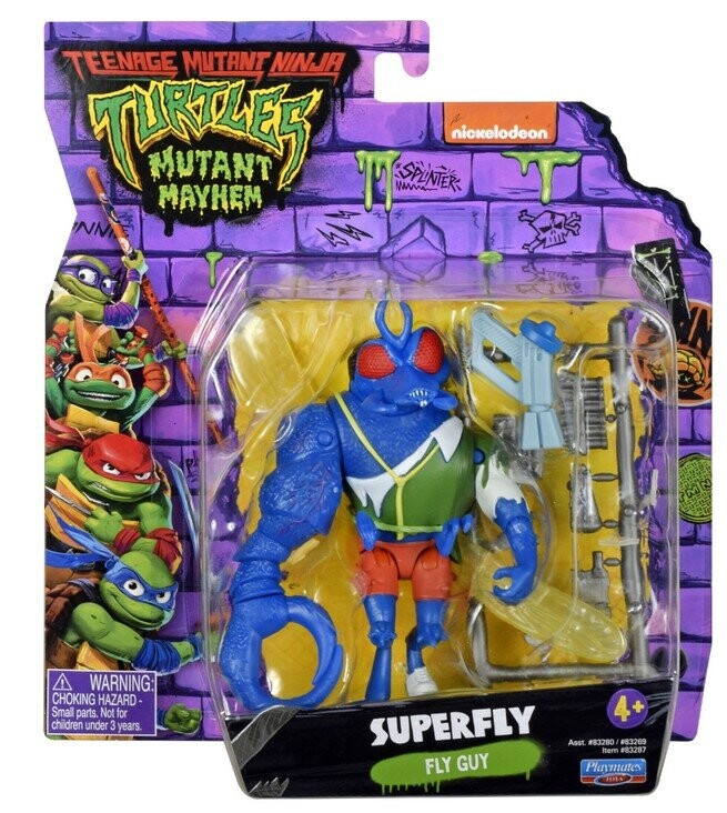 

Teenage Mutant Ninja Turtles Movie Mutatnt Mayhem Базовая фигурка BAXTER FLY BASIC figure Wojownicze Żółwie Ninja