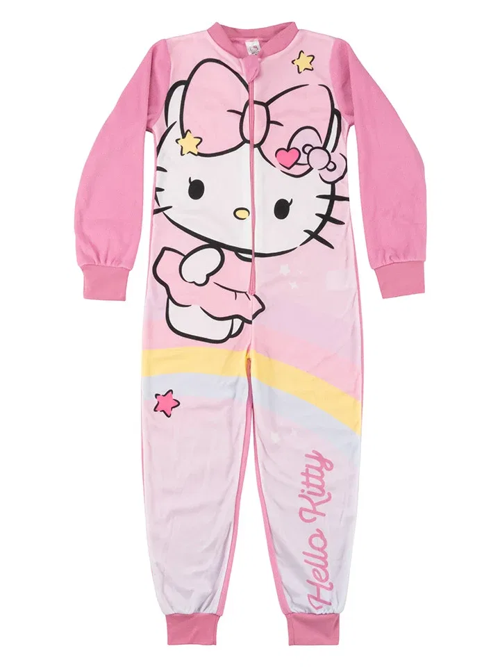 Комбинезон колор-блокинг Hello Kitty, розовый