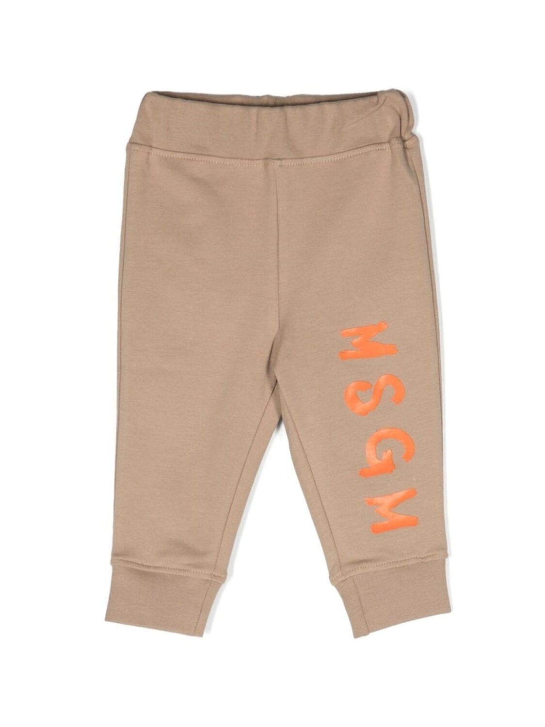 

MSGM Kids спортивные брюки с логотипом, серый