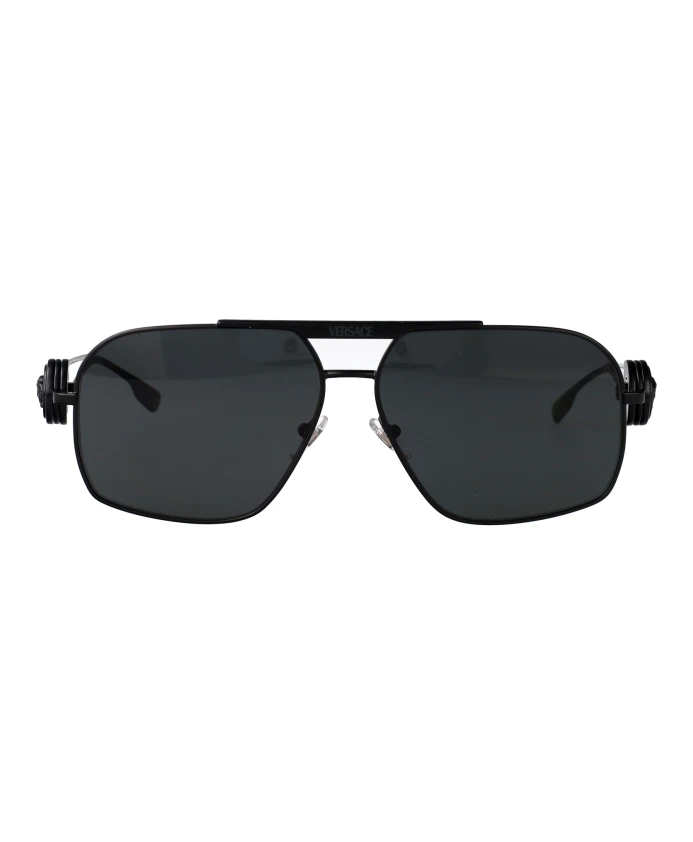

Стильные мужские солнцезащитные очки - покупайте прямо сейчас! Versace, черный