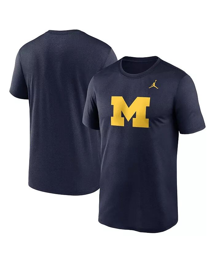 

Мужская футболка с логотипом Michigan Wolverines Primetime Legend Jordan