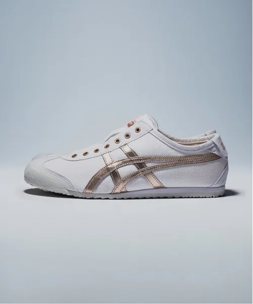 Унисекс слипоны Onitsuka Tiger MEXICO 66 SLIP-ON белые