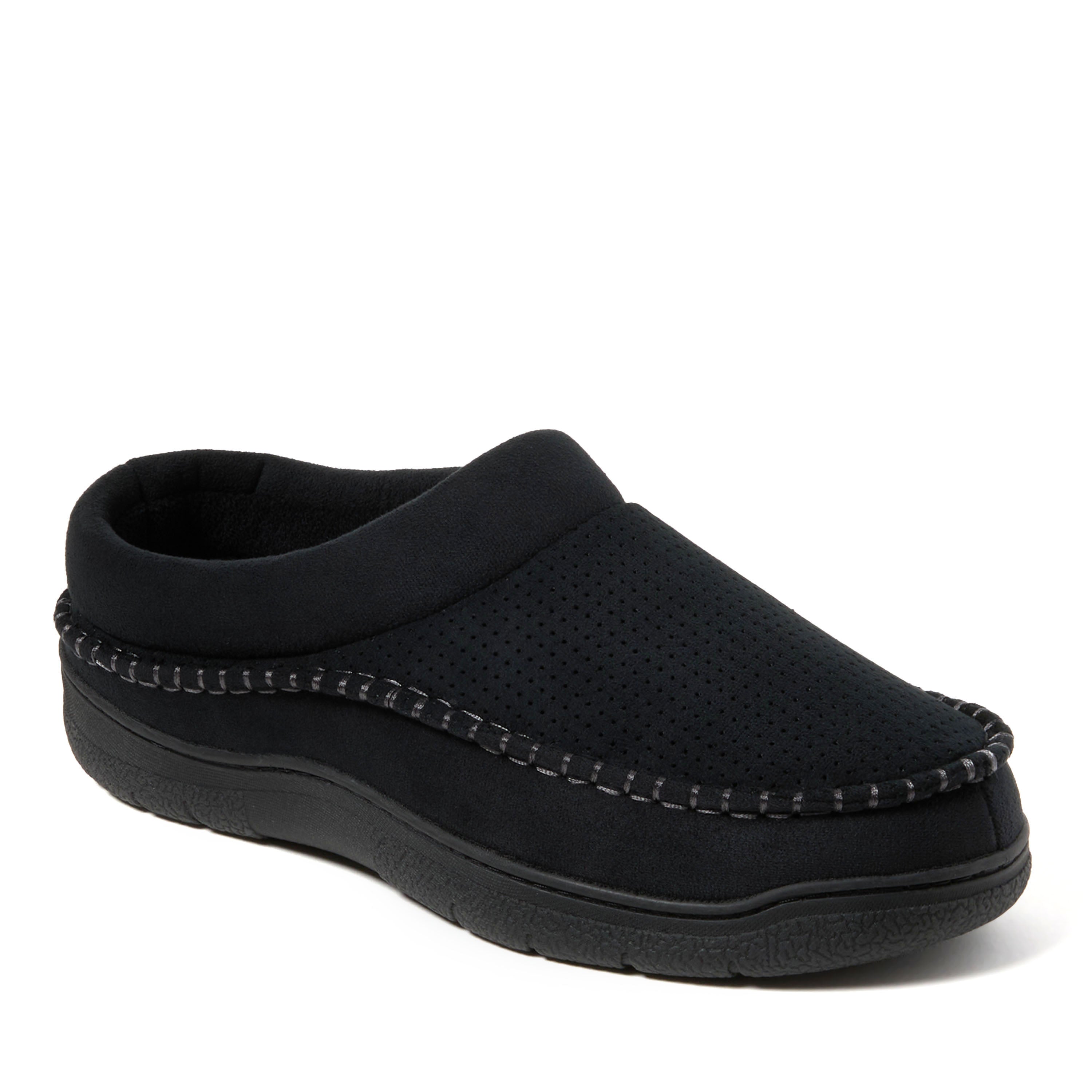 

Мужские сабо Dearfoams Thompson из микрозамши, цвет black solid