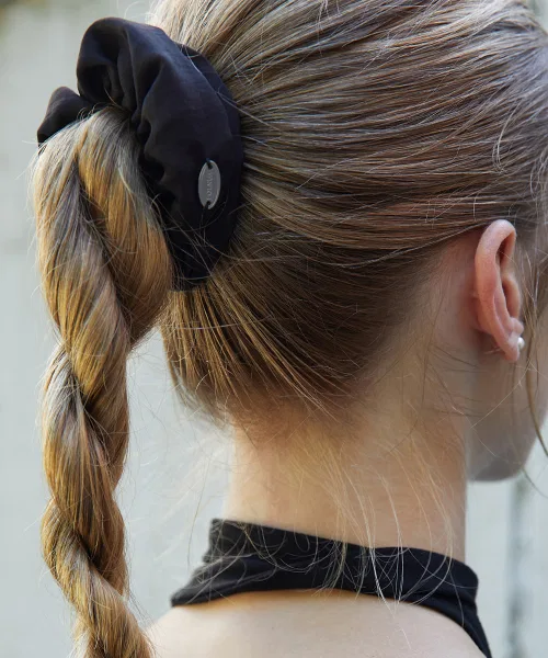Резинка для волос HALO HAIR SCRUNCHIE FOLNUA, чёрный — фото 2