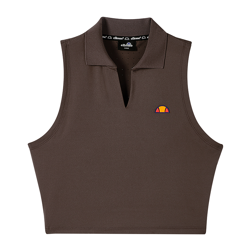 

Женская безрукавная спортивная футболка Others Ellesse, коричневый красный