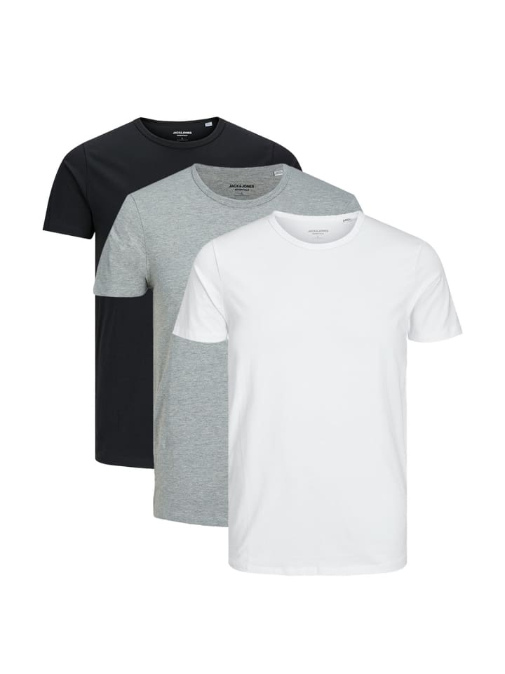 

Футболка Jack & Jones, цвет schwarz/grau/weiß