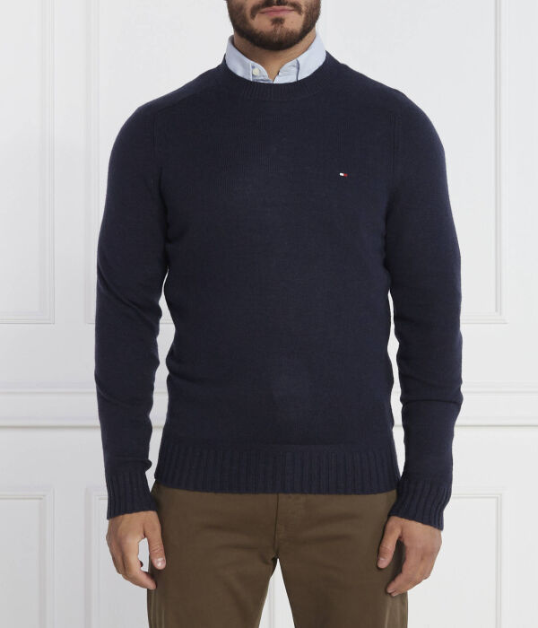 

Джемпер мужской Tommy Hilfiger из мериносовой шерсти, синий