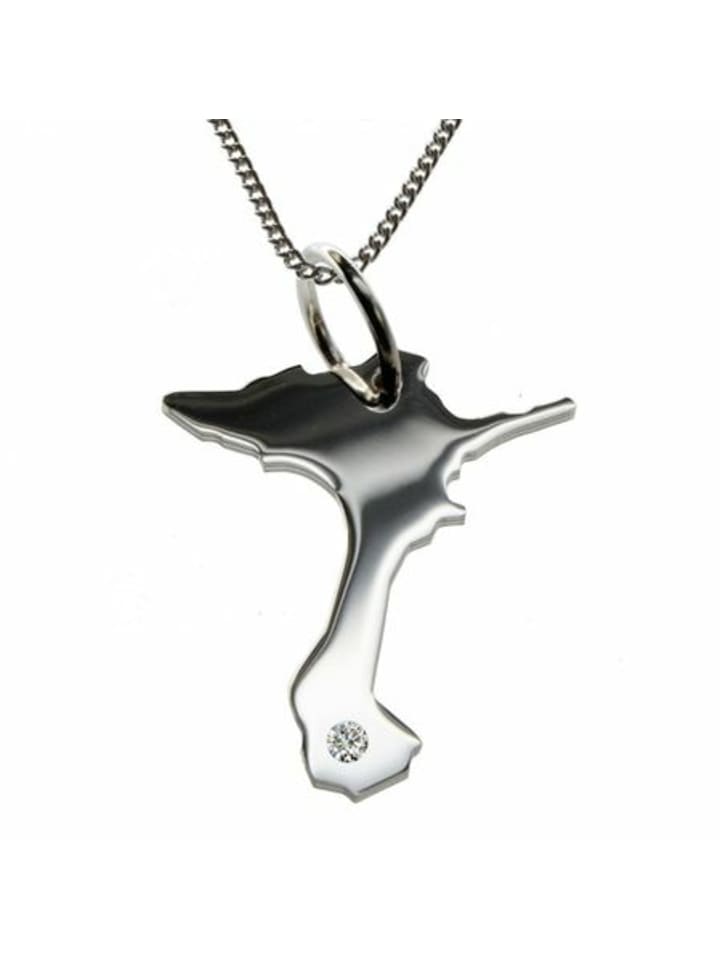 

Schmuckador Цепочка 50 см + Форментера с бриллиантом из серебра 925 пробы