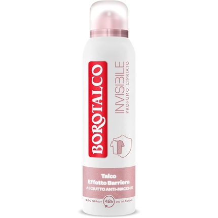 

Borotalco Pink Invisible Spray Deodorant Formula без спирта с эффектом Talk of Barrier 150 мл - Упаковка из 6 шт Italian Gourmet E.R