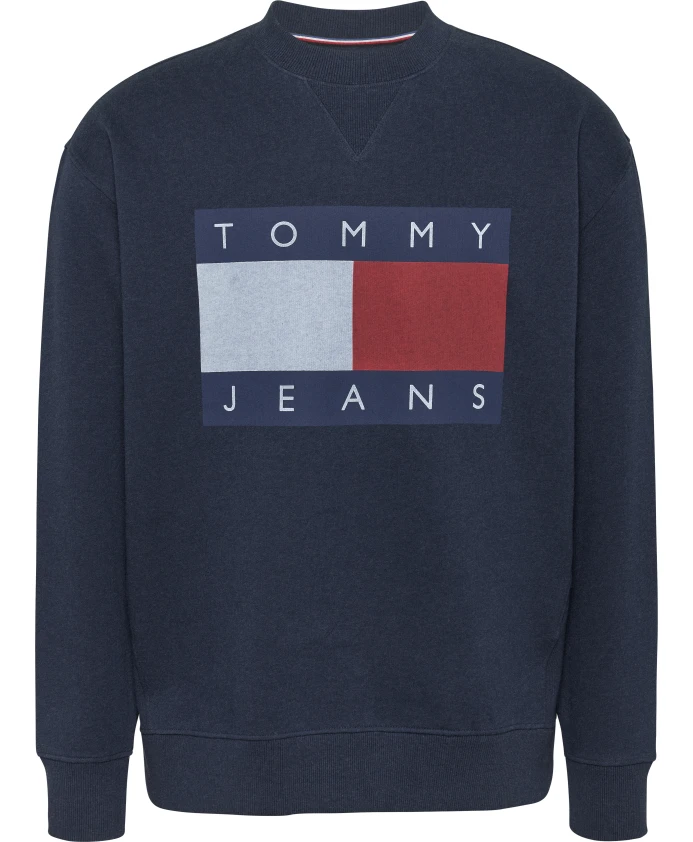 

Свитер с флагом Tommy Jeans, синий