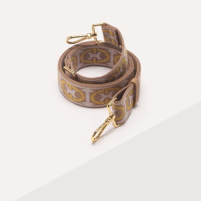 

Ремень Coccinelle Monogram Tricolor, цвет Multi Soleado/Skin