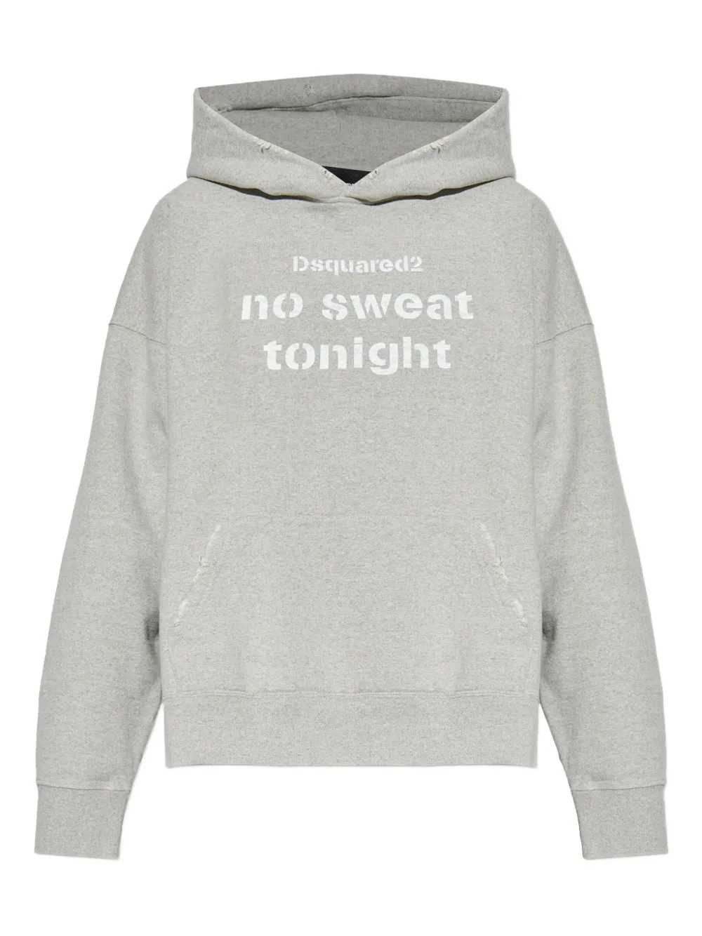 

Толстовка с эффектом потертости Dsquared2, серый