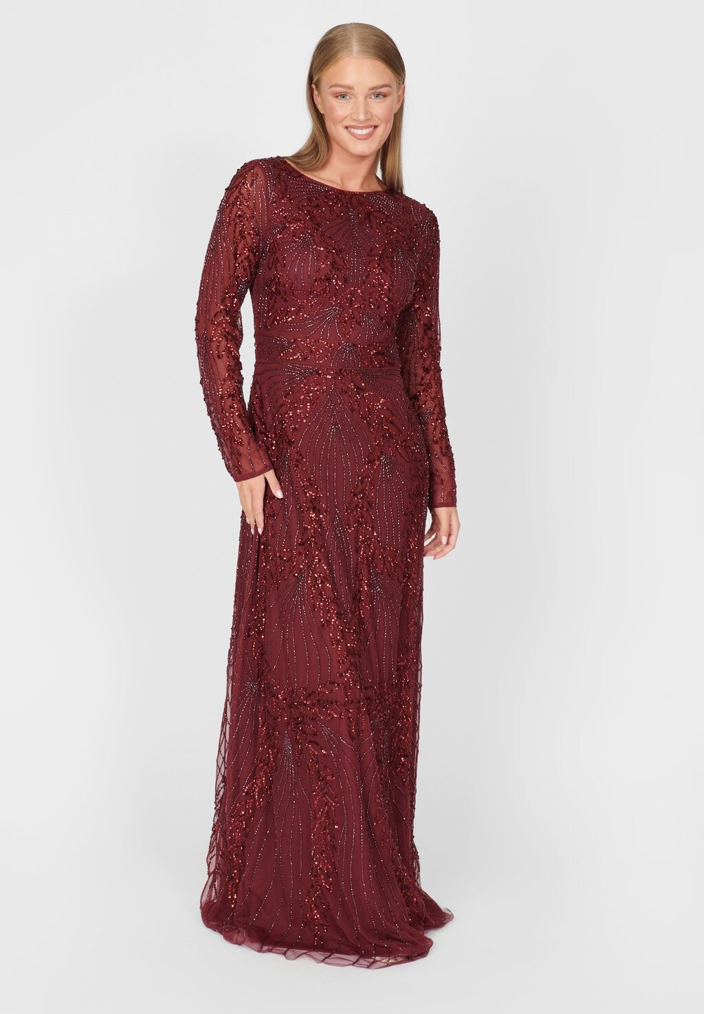 

Вечернее платье Embellished Sequins BEAUUT, цвет berry