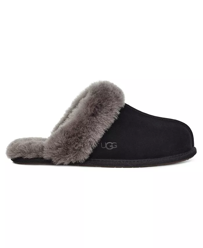 Женские тапочки Scuffette II Slip On Ugg, черный — фото 2