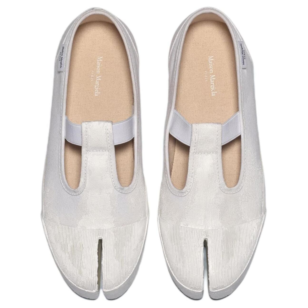 Туфли Tabi Mary Jane мужские белые Maison Margiela — фото 4