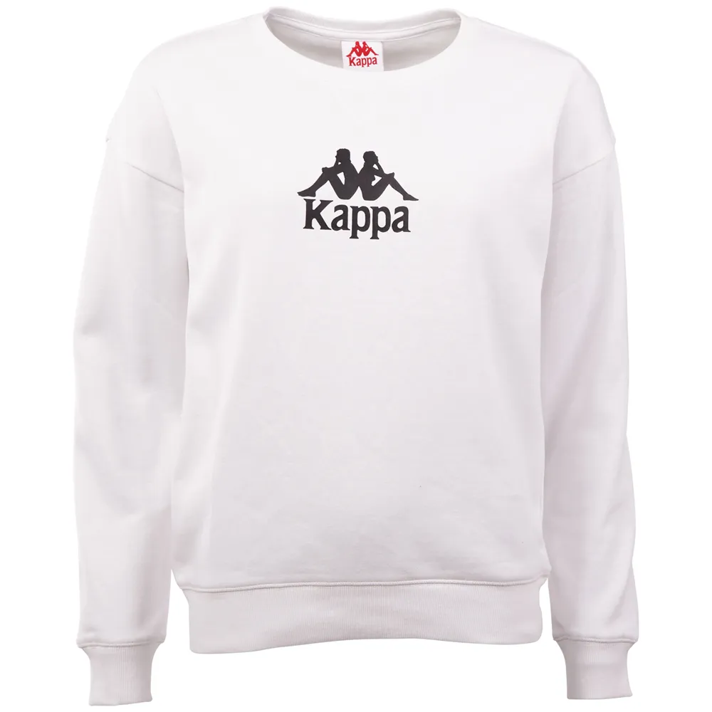

Толстовка " Kappa" со слегка заниженными плечами, белый