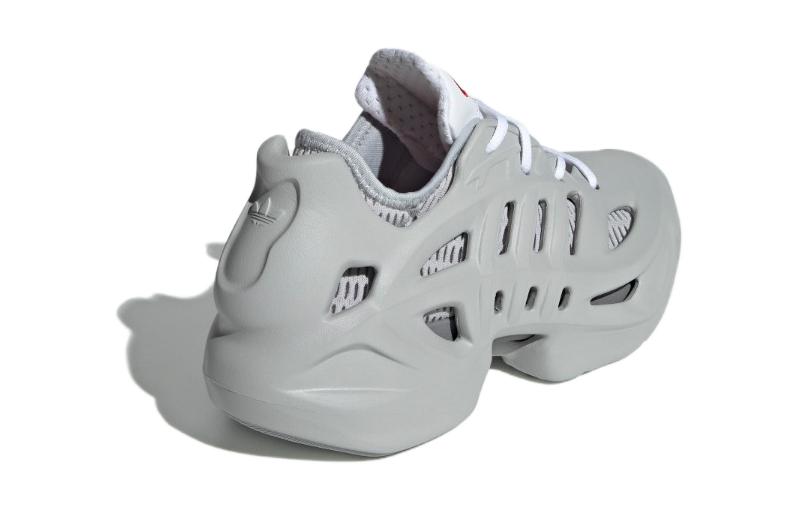 Adidas Originals Кроссовки Adifom Climacool износостойкие, низкие, детские, серо-красные, подростковые — фото 4
