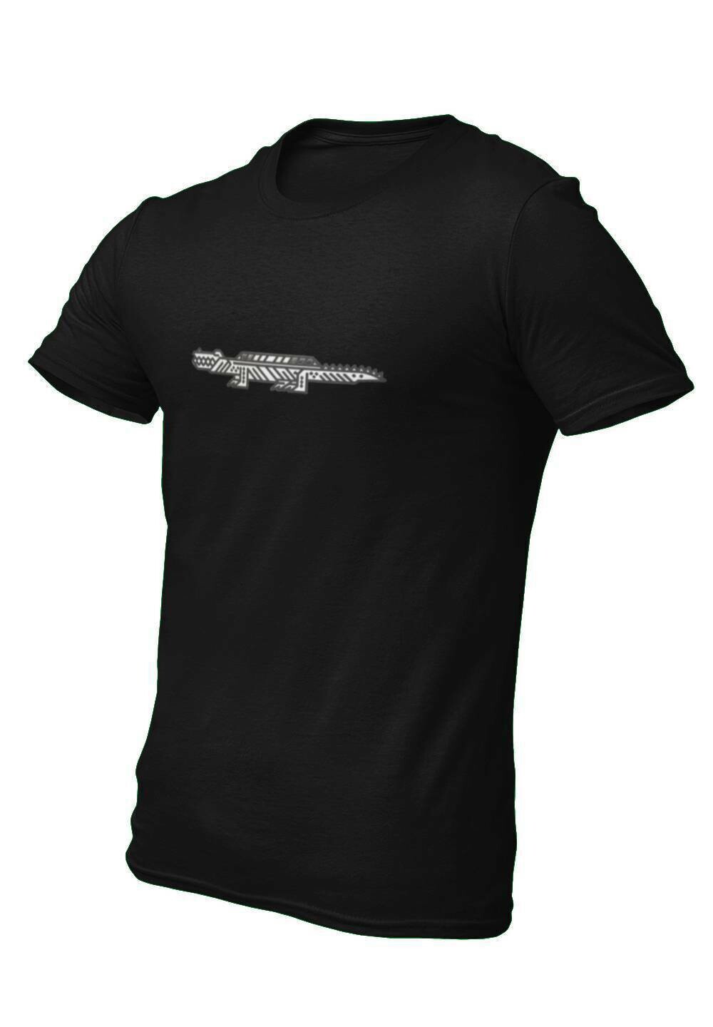 

Футболка с принтом CROCODILE MODERN LINEART Reverve Fashion, черный