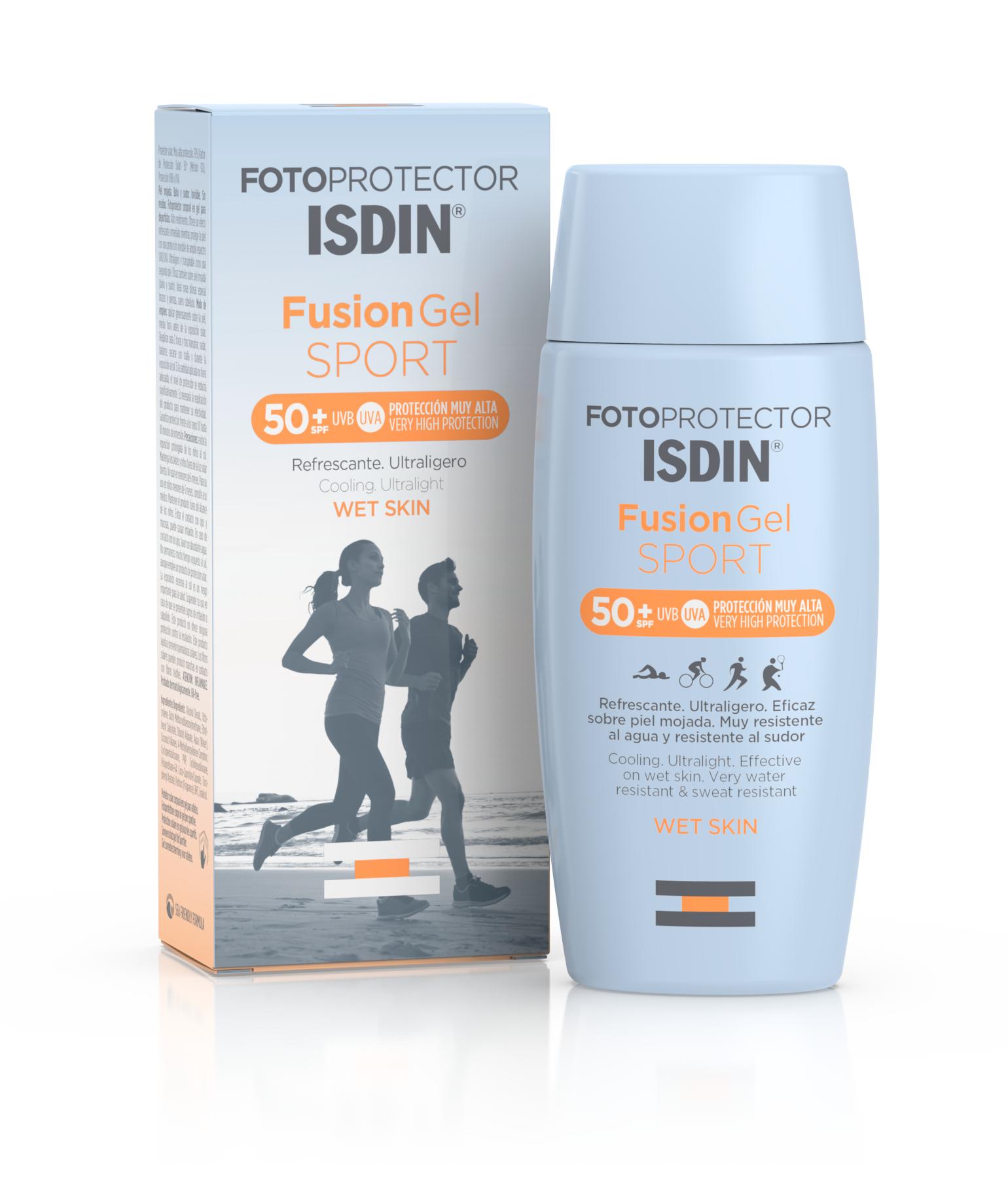 Гель солнцезащитный крем для тела для спортсменов Fusion Gel Sport Spf 50 Isdin, 100 ml — фото 2