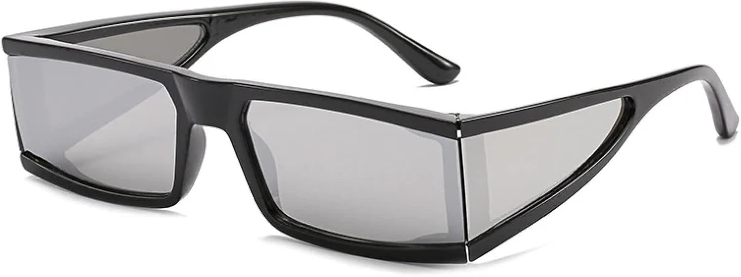 

Винтажные женские и мужские модные роскошные солнцезащитные очки в стиле хип-хоп для женщин, для активного отдыха и путешествий, защита от УФ-излучения UV400 generic, Black Silver