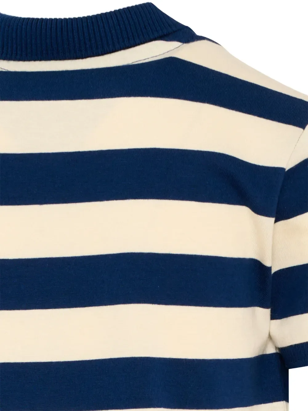 Комплект: полосатая рубашка-поло и шорты TRUSSARDI JUNIOR, синий — фото 3