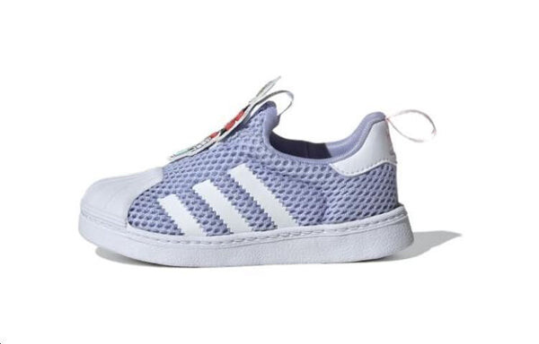 Кроссовки disney x superstar 360 Adidas, фиолетовый — фото 2