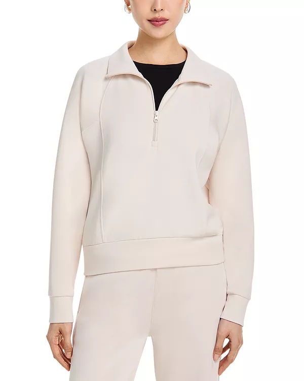 

Толстовка с застежкой-молнией на четверть длины Vintage Havana, белый