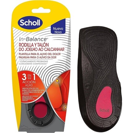 

Балансная стелька в области колена и пятки L, 2 шт., Scholl