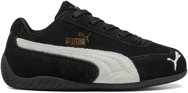 Кроссовки Puma Speedcat для детей и подростков (маленькие и большие дети), черно-белый