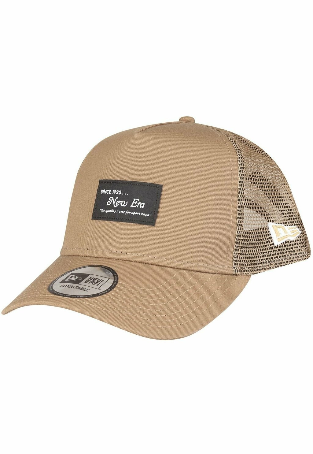 

Бейсболка AFRAME TRUCKER LOGO PATCH New Era, цвет beige