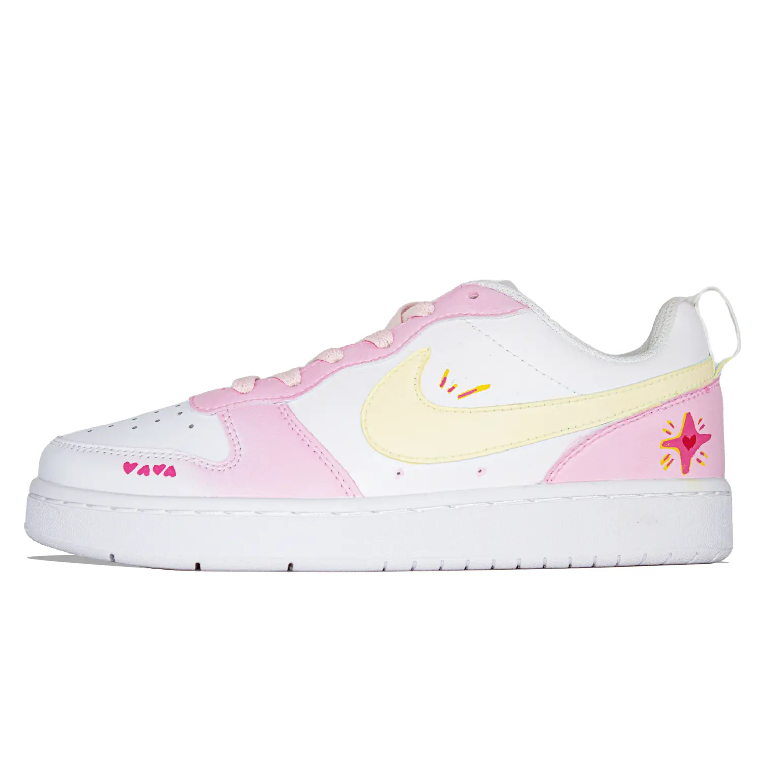 

Детские скейтерские кеды Court Borough Nike, розовый