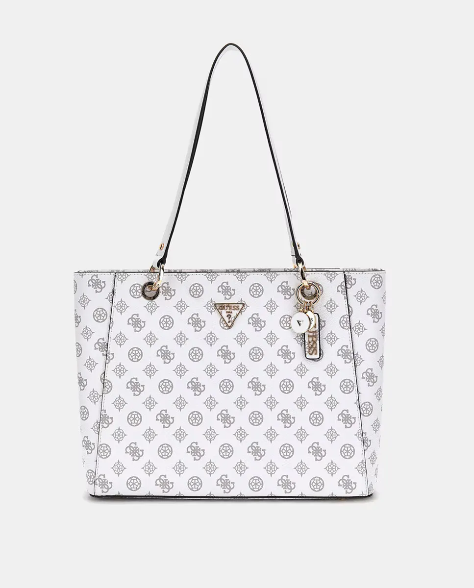 

Большая сумка-тоут на молнии Guess, белый