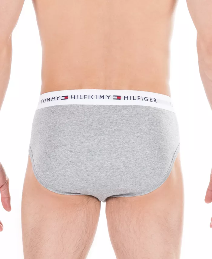 Мужские классические хлопковые трусы с влагоотводящим эффектом, 4 шт Tommy Hilfiger, мультиколор — фото 3