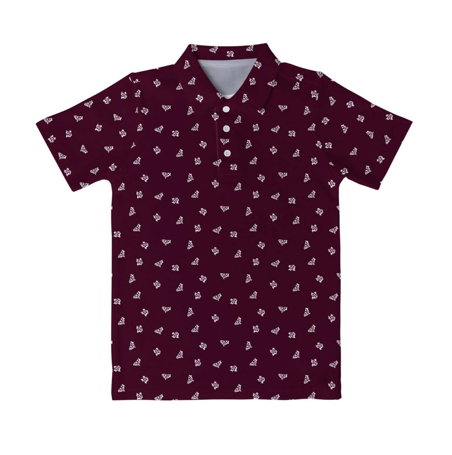 

Футболка-поло с коротким рукавом Texas A&m Aggies Logo для мальчиков, бордового цвета Vive La Fete, бордовый, Красный, Футболка-поло с коротким рукавом Texas A&m Aggies Logo для мальчиков, бордового цвета Vive La Fete, бордовый