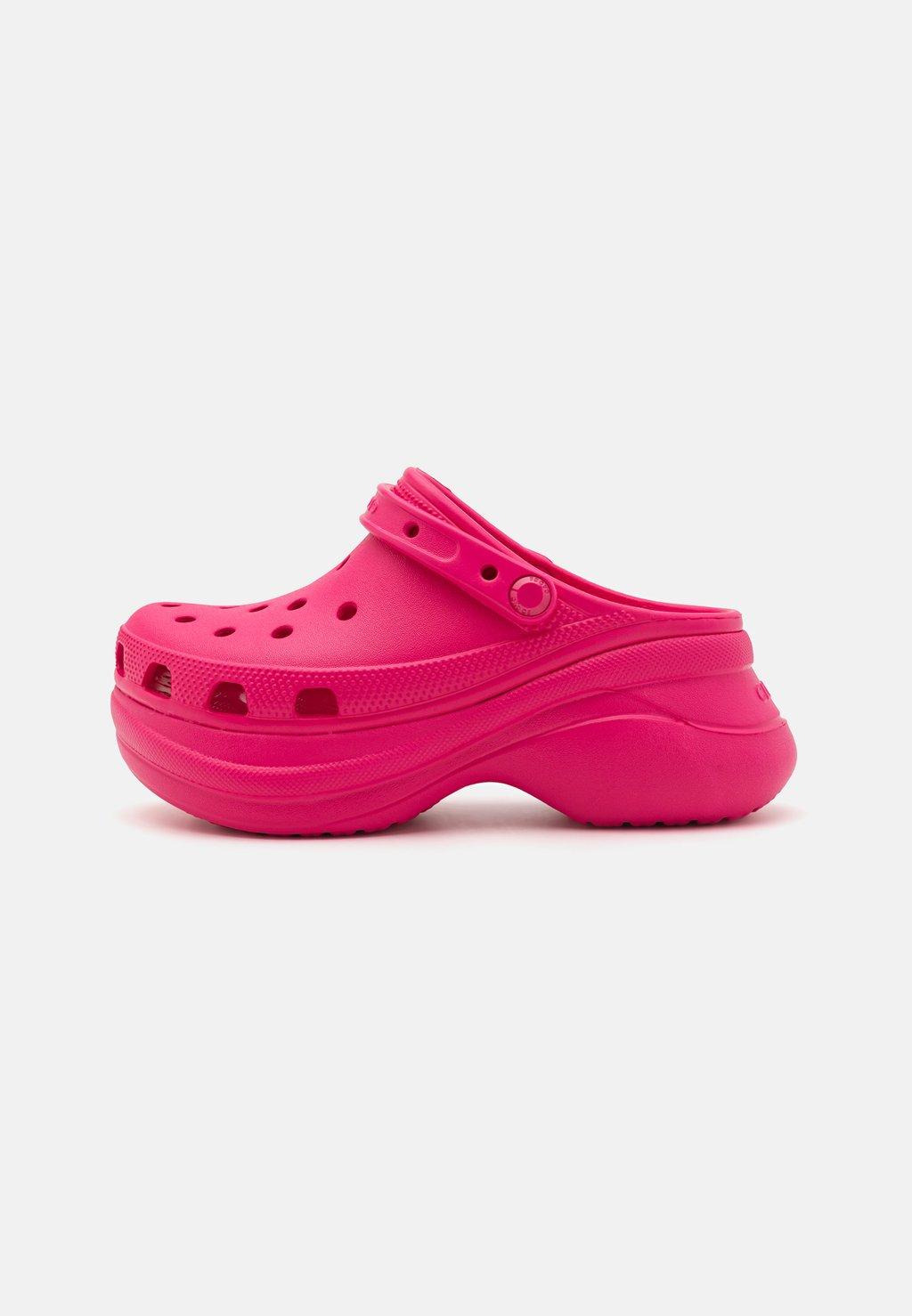 Мюли на каблуке BAE Crocs, розовый