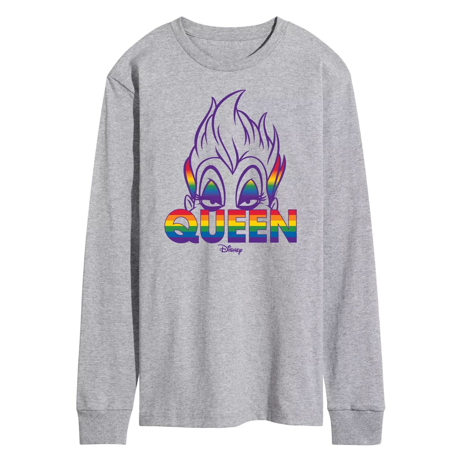 

Мужская футболка с длинными рукавами и рисунком Disney Villains Ursula Queen