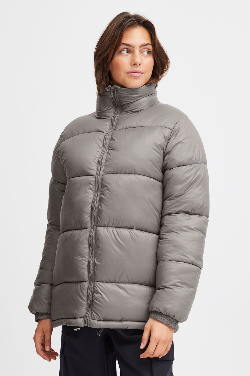 

Пуховик Oxmo Steppjacke OXAbelone, серый