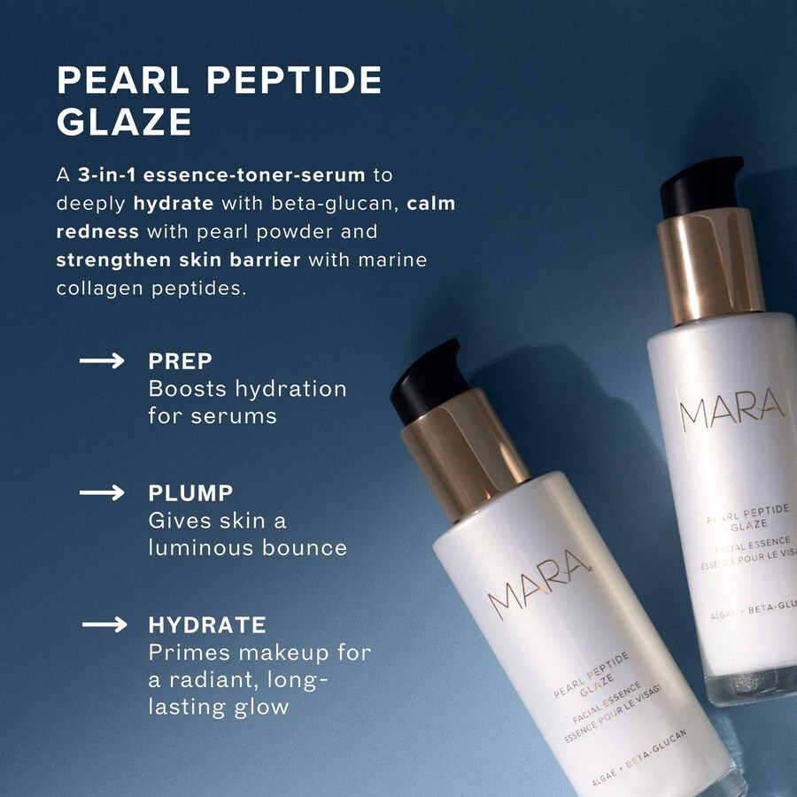 Тоник MARA — Pearl Peptide Glaze -в-1 для увлажнения и снятия покраснений, 100 мл — фото 2