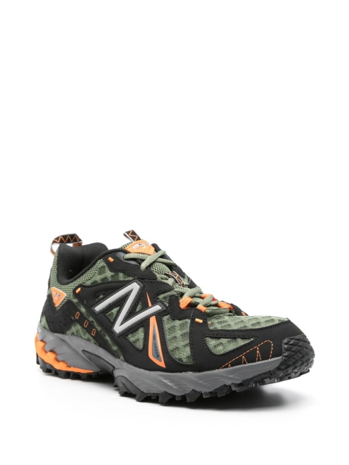 Кроссовки New Balance 610v1 With Inserts, темно-зеленый/черный/оранжевый — фото 2
