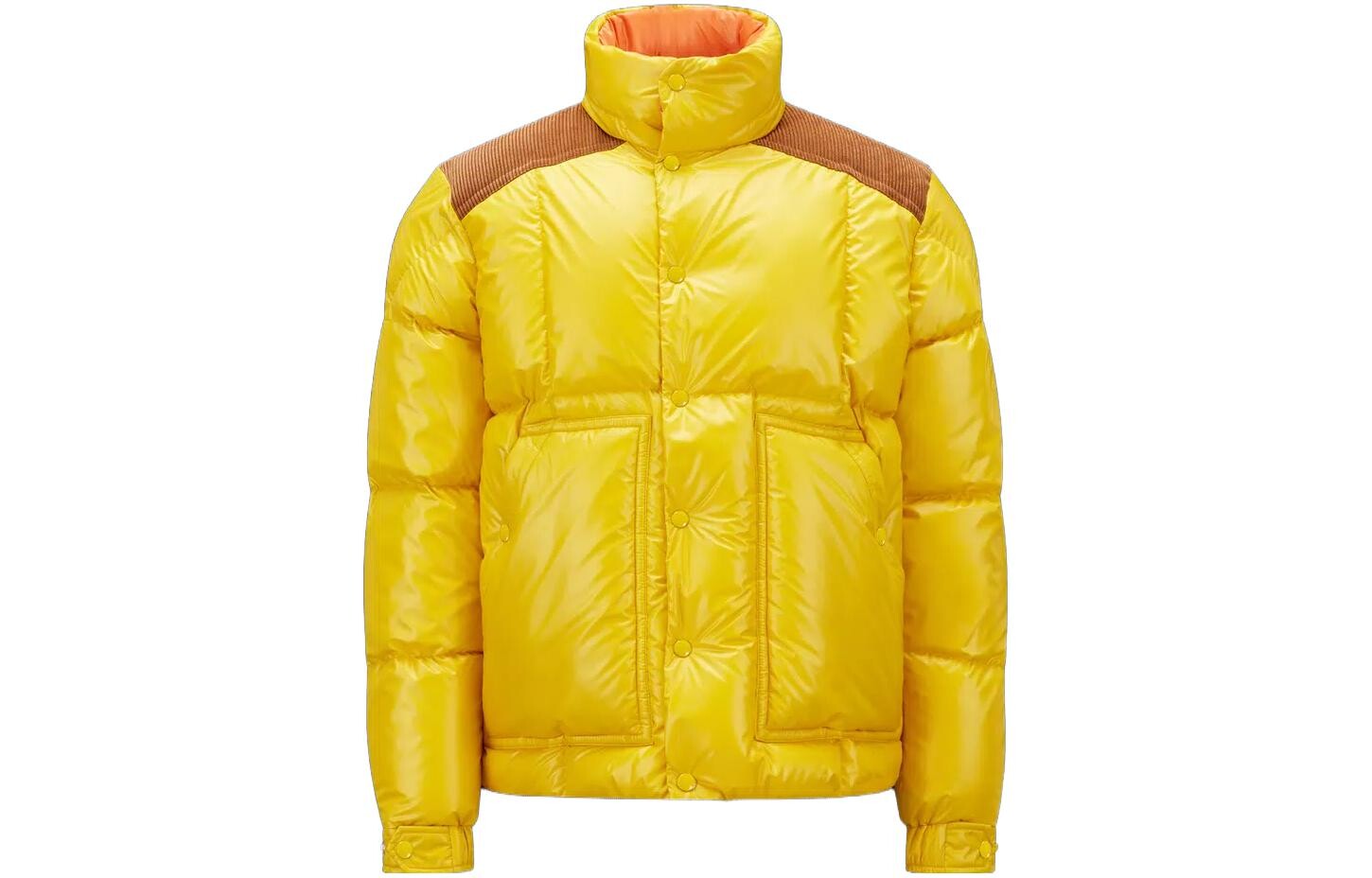 

Пуховик мужской желтый Moncler