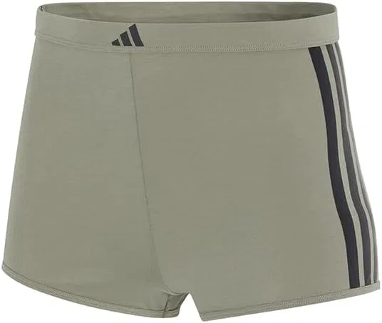 Шорты спортивные с 3 полосками, adidas, Silver Pebble