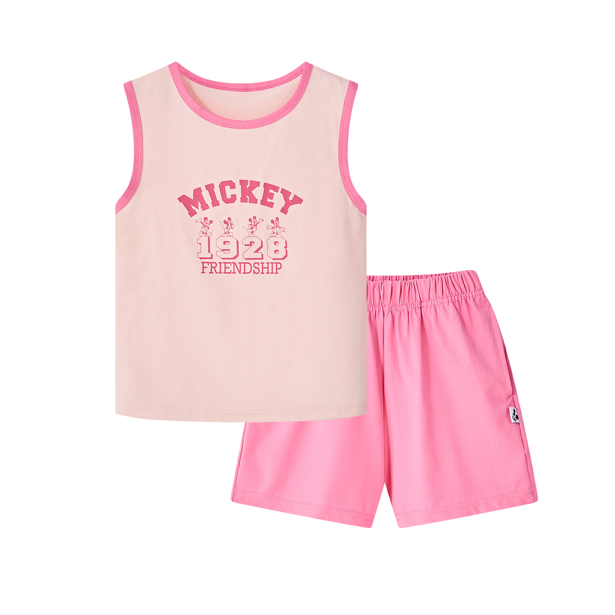 

Детская повседневная спортивная одежда Disney, розовый