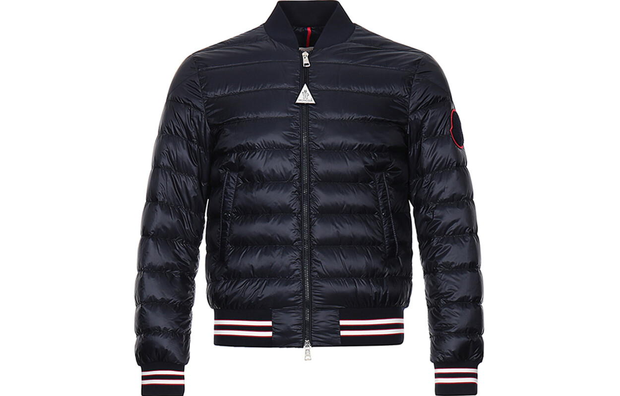 

Пуховик мужской темно-синий Moncler